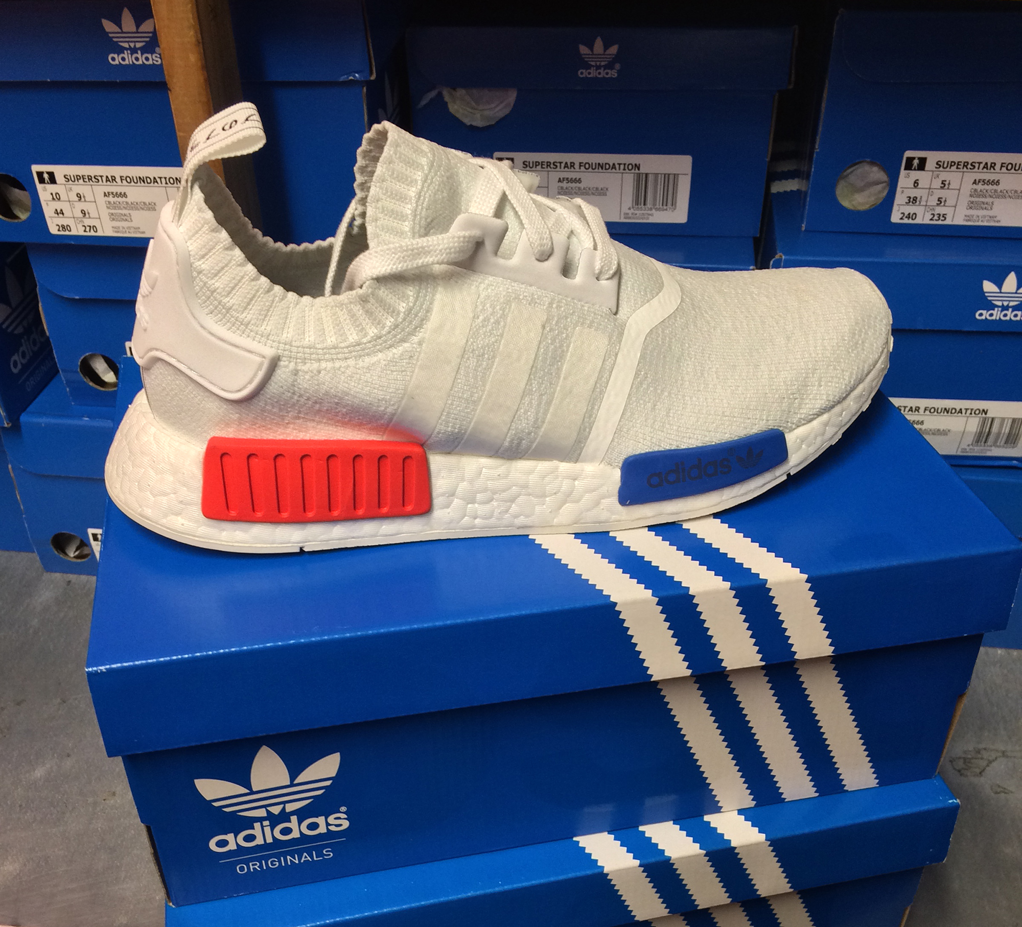 A cheap looking sneaker