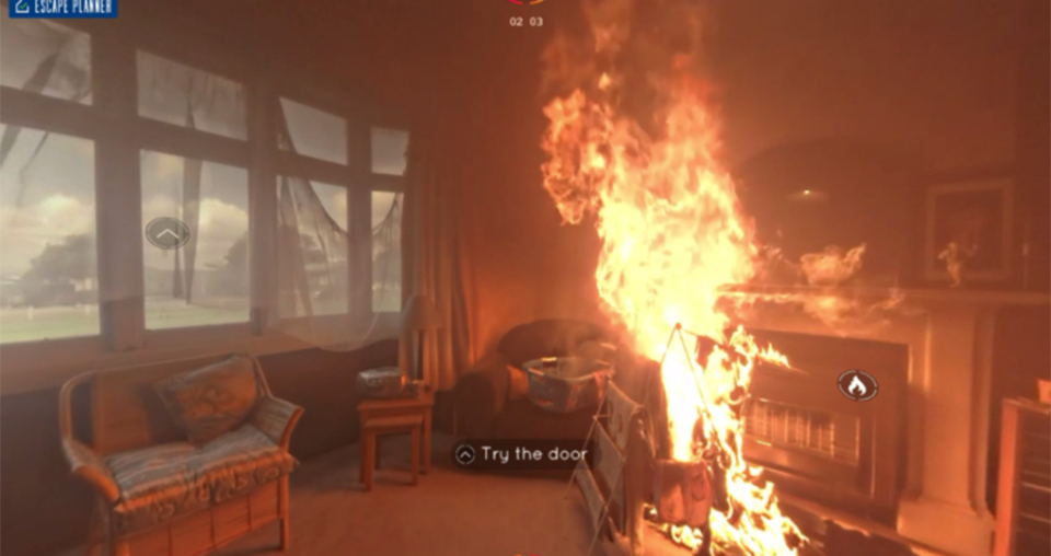 Virtual reality helps encourage fire safety