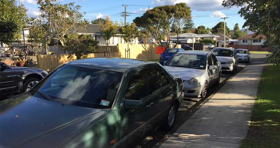 Residents fuming over clogged road
