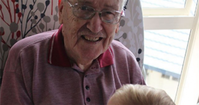  Children keeping elderly young at heart