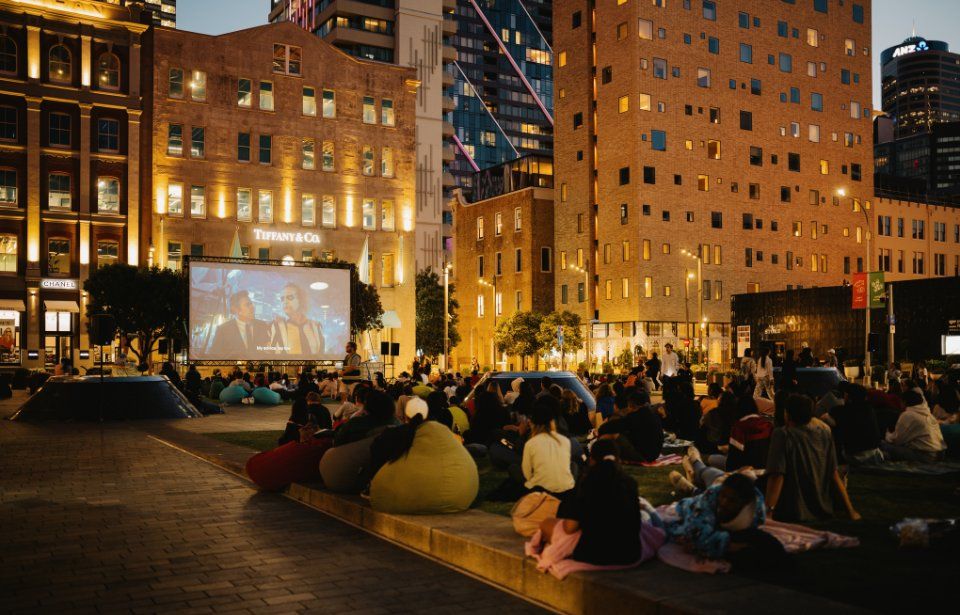 Free movie nights at Britomart build community in the CBD