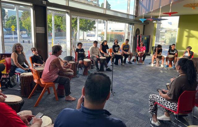 Rhythm unites communities at World of Cultures event in Onehunga