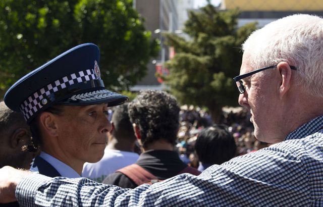 Calls for kotahitanga at Auckland peace vigil