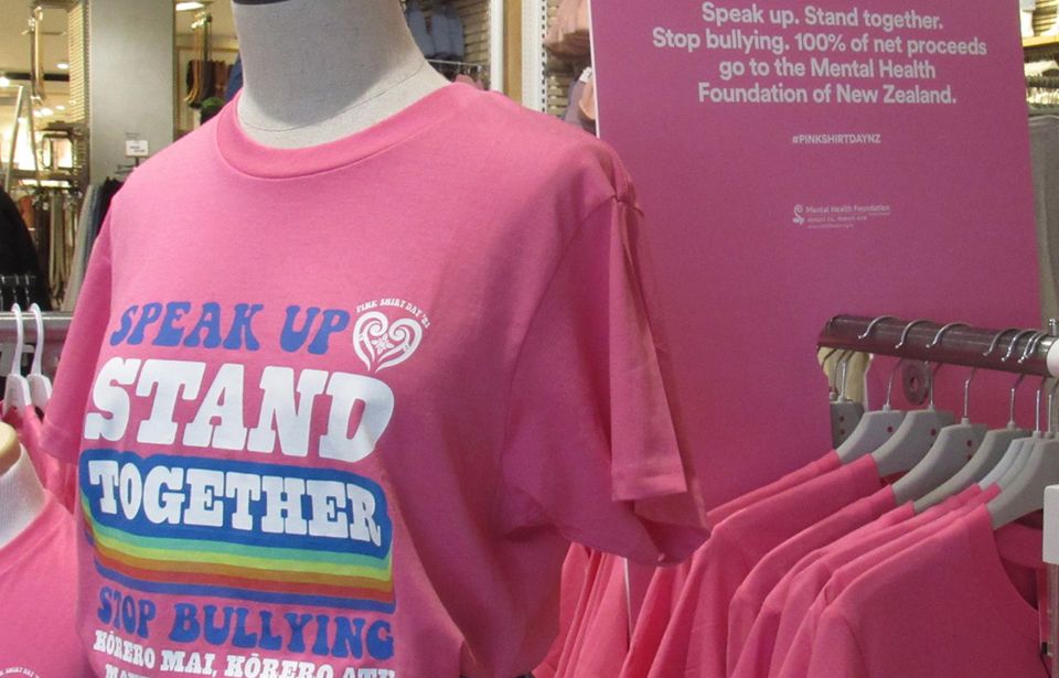 Auckland’s first openly gay councillor new poster boy for Pink Shirt Day 