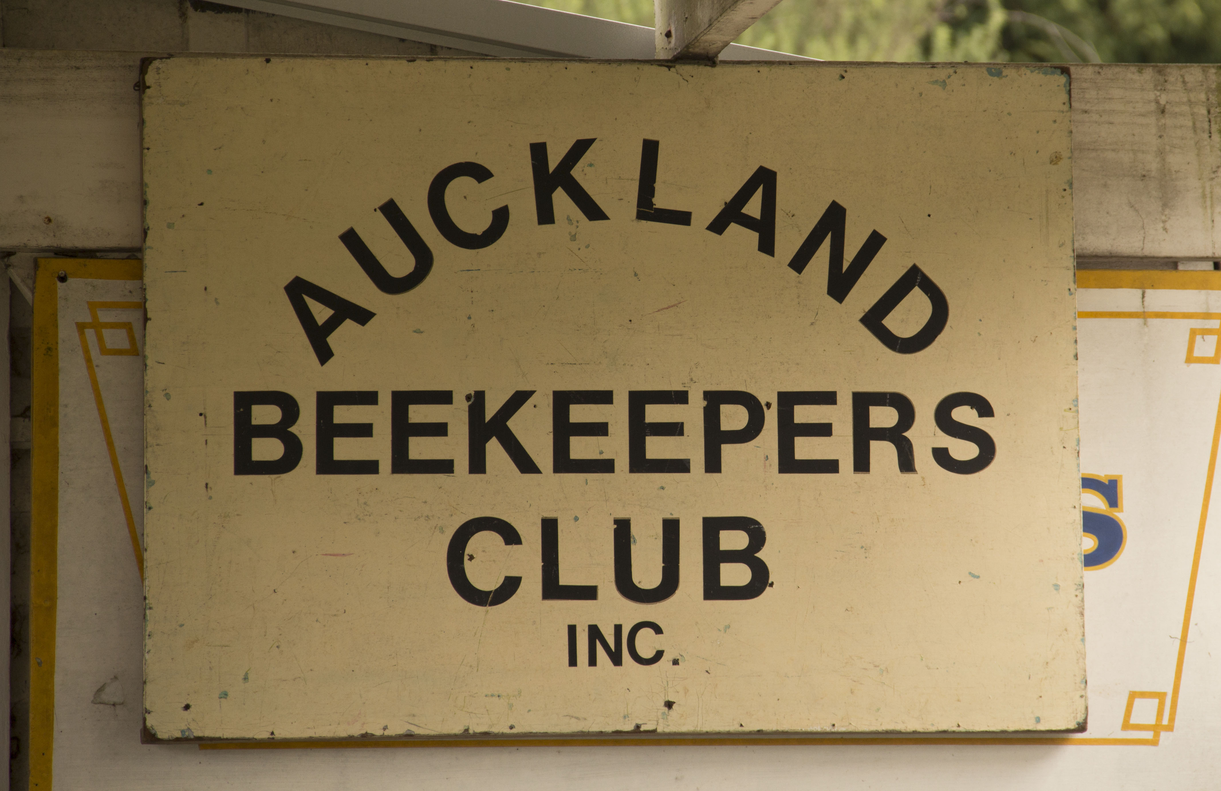 Beekeeper's Club signage