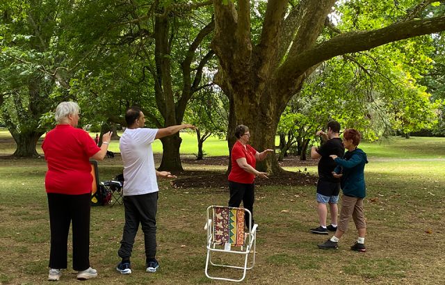 Accessible tai chi for blind and low vision community 
