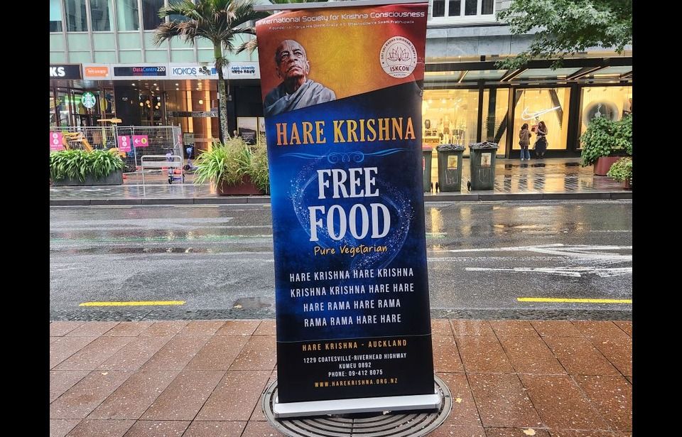 Demand rises for free Hare Krishna hot meals in the CBD