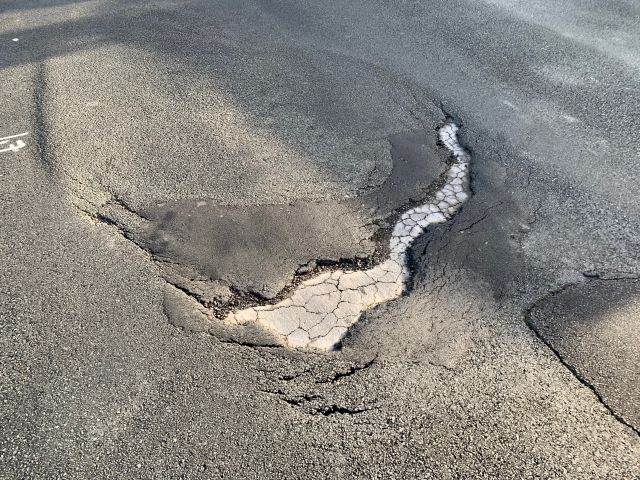Temporary fixes to central-city roads not holding up