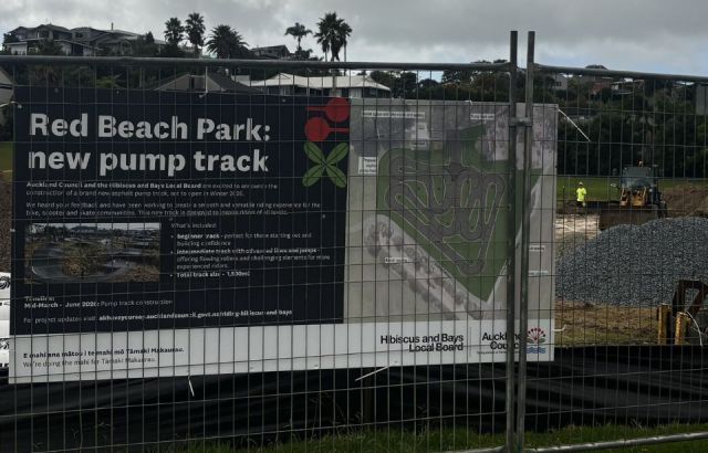 Wheels in motion for new Red Beach pump track