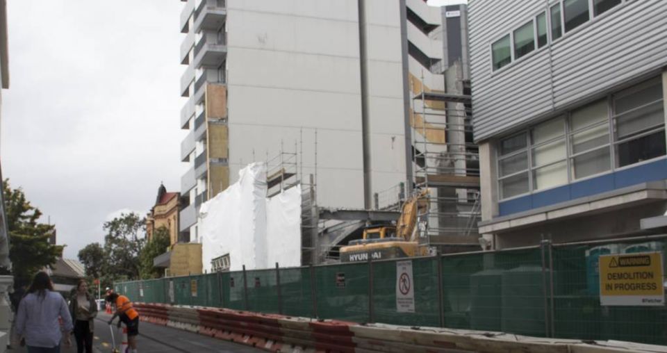 Pedestrians urged to be careful around construction work