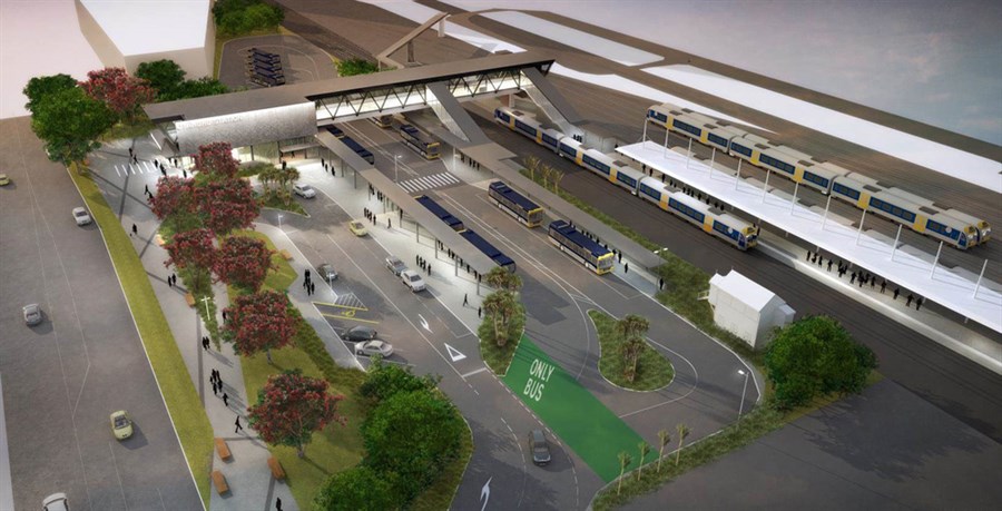 aerial view proposed otahuhu interchange